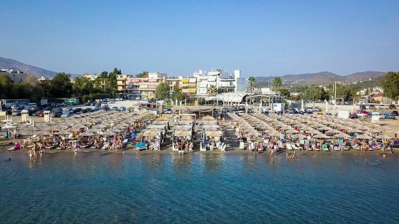 Renovated Apt 100M From Beach Wifi Ac Anavyssos Dış mekan fotoğraf